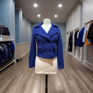 Women’s Navy blue jacket coat blazer cardigan business suit top